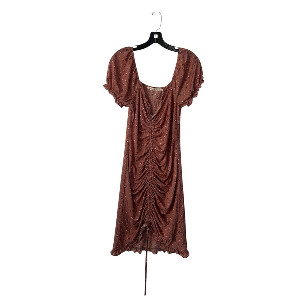 Women’s terracotta floral dress size L